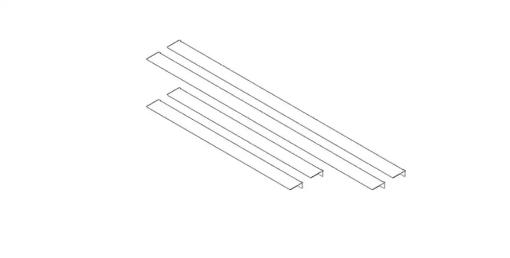 DORNBRACHT Befestigung Montagewinkel Decke ERSATZTEILE 90172017100 1100 x 25 x 61,5 mm, 9017201710090 Galeriebild 1